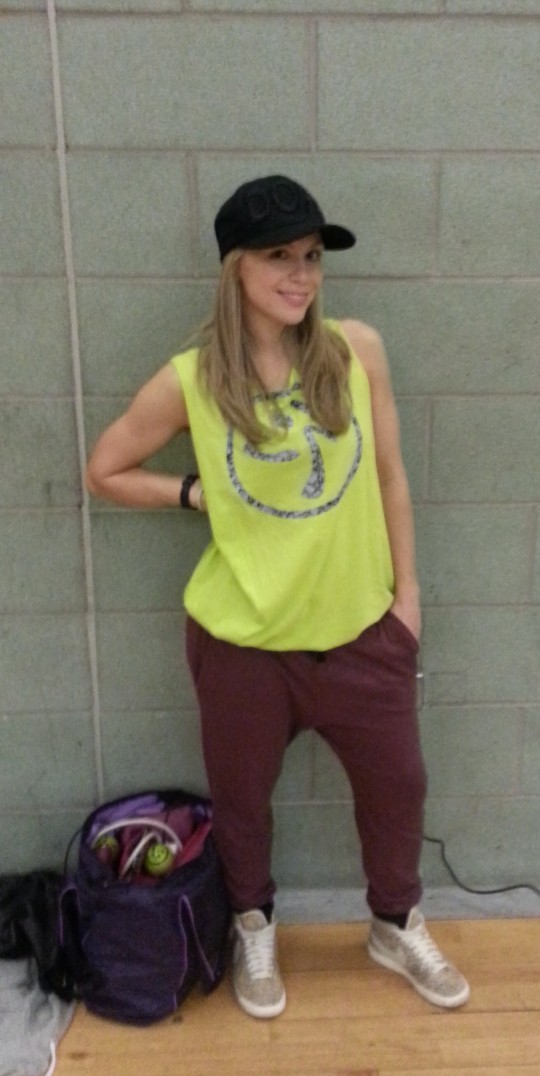 Nat striking a sassy pose