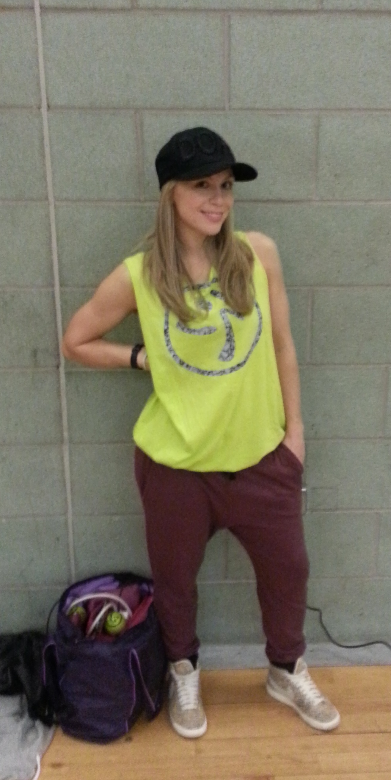 Nat striking a sassy pose