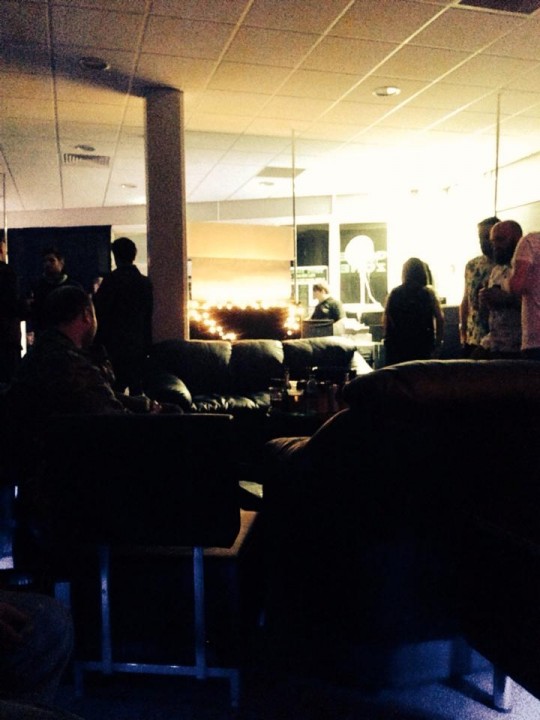Welcome drinks in the Green Room