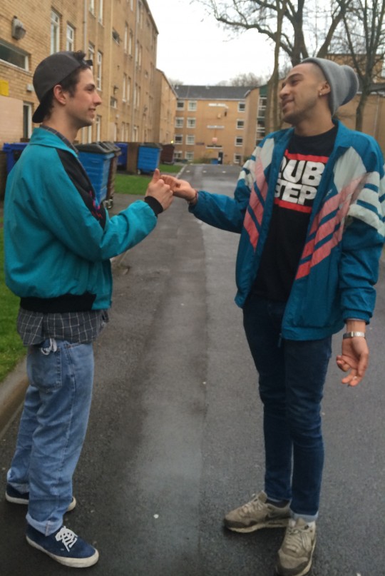 A North and South Londoner becoming best friends because they are both from the best city in the world