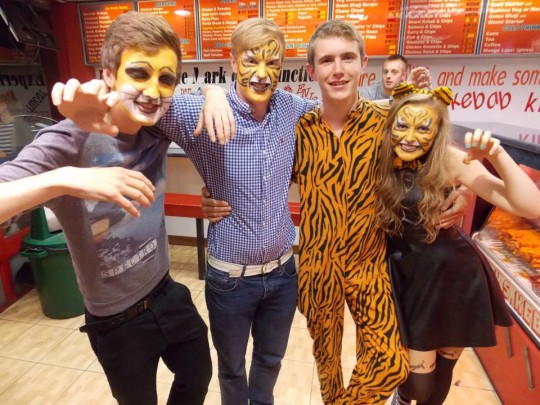 Going wild for a kebab