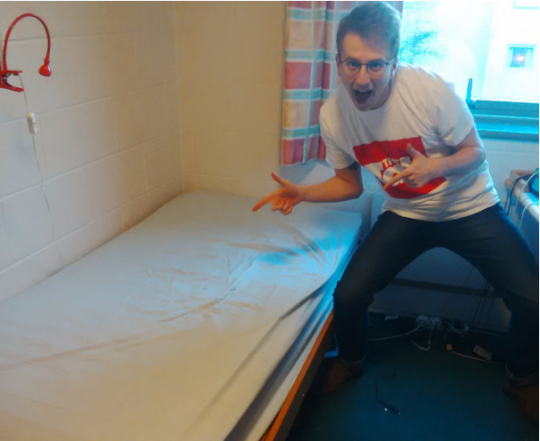 “Why not think about this the next time you're bouncing the bed..."