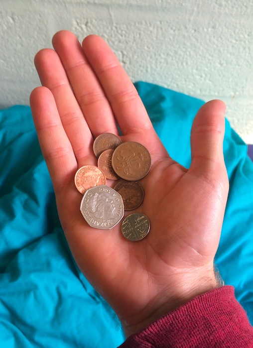 I knew I shouldn't have taken my card out