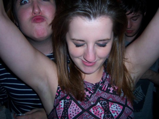 She's bloody loving it