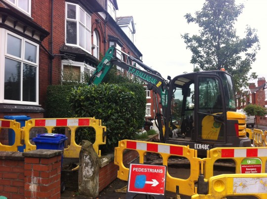 The robbery took place on Scarsdale Road.