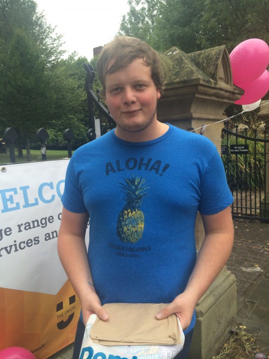 Oscar - his t-shirt says it all