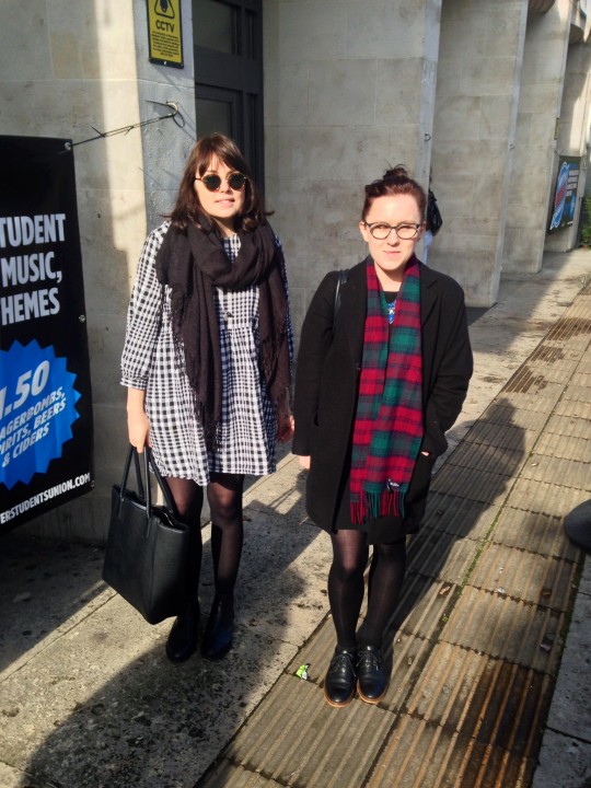 Bonnie and Rebecca, 3rd year Art History students.