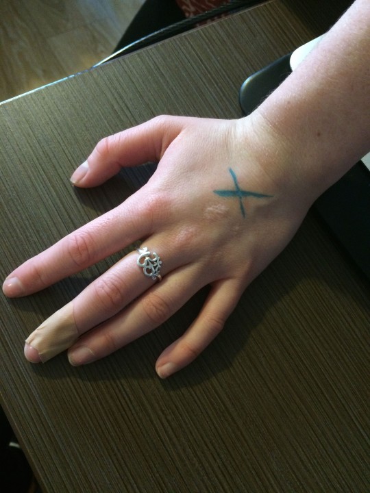 X marks the spot