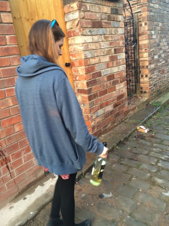 'but this was the only water bottle I had'