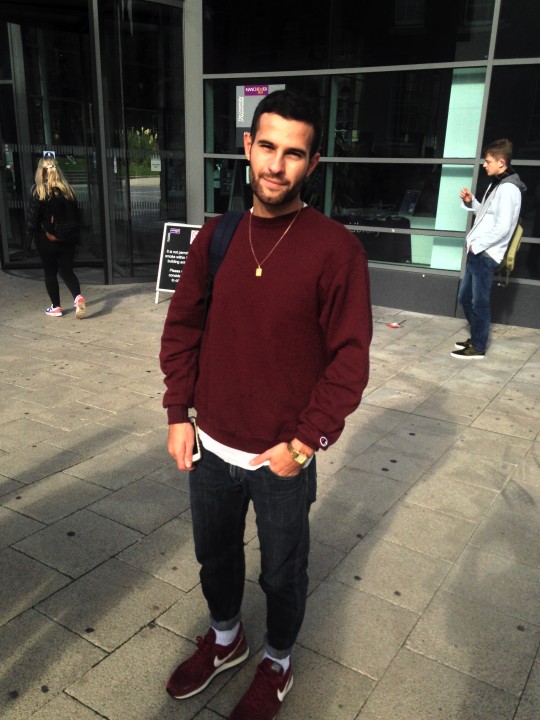 Luca, a 2nd year studying Cell Biology.