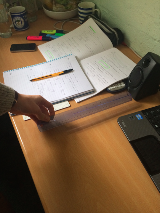 Pete's infamous old desk