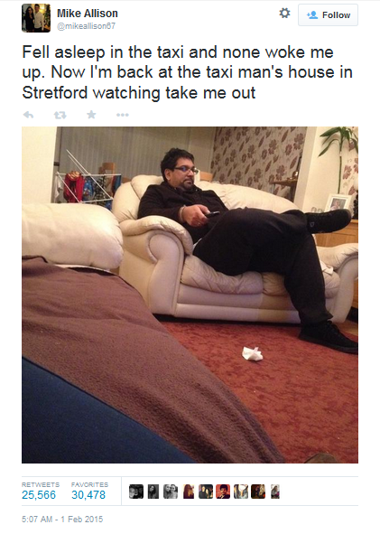 Mike's tweet went viral, with over 25,000 retweets.
