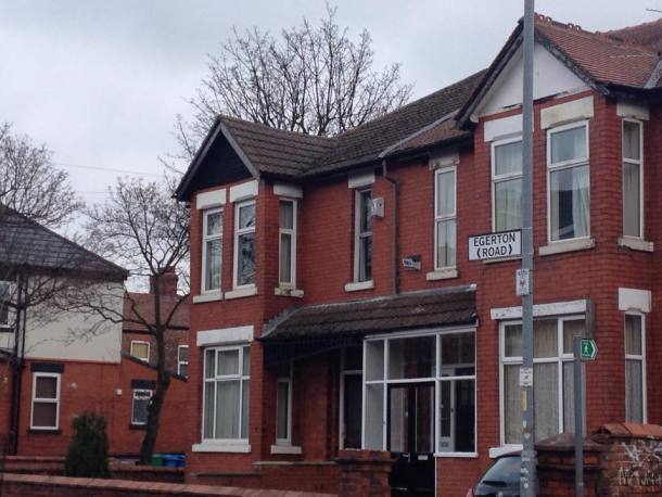 Egerton Road, where the assault took place