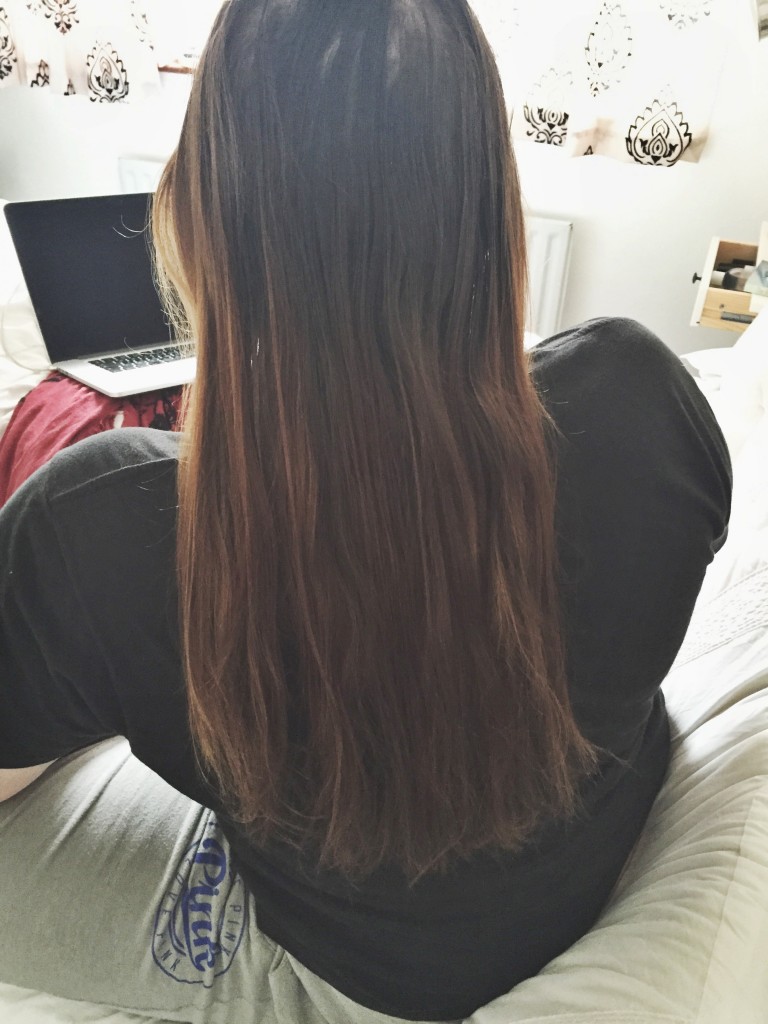 Day one and scalp already visible.