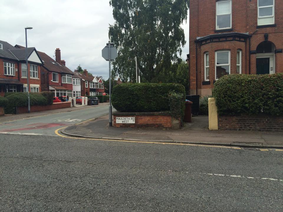 The girls fell ill when returning to a house on Mauldeth Road West