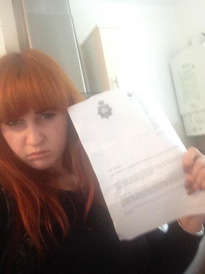 fia with angry letter