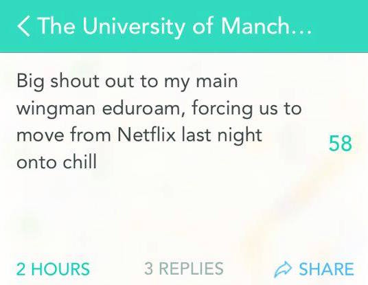 Shout out to the shit uni wifi