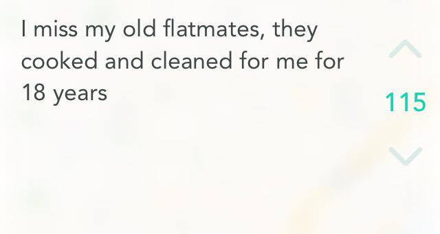 And they didn't nick my milk either