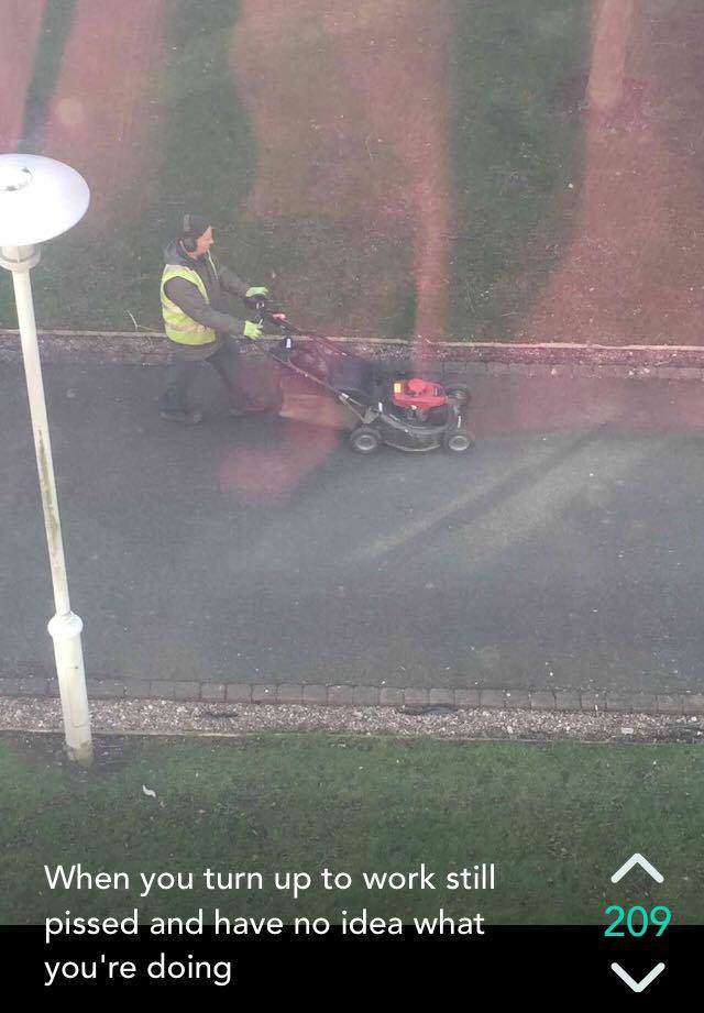 He cut that grass well