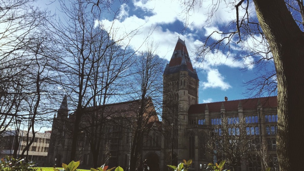 University of Manchester went up by 3