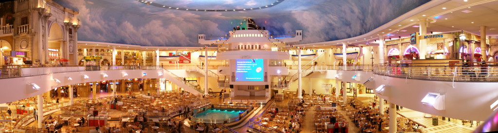 The exercise took place in Orient Court, Trafford Centre.