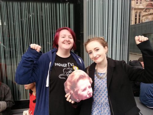 Lauren McCourt and Freya Blake. Photo: Lauren McCourt