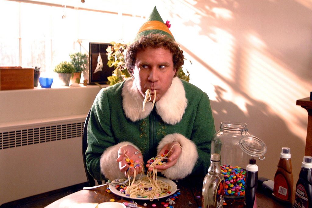 Buddy, everyone's favourite Elf, now drink!