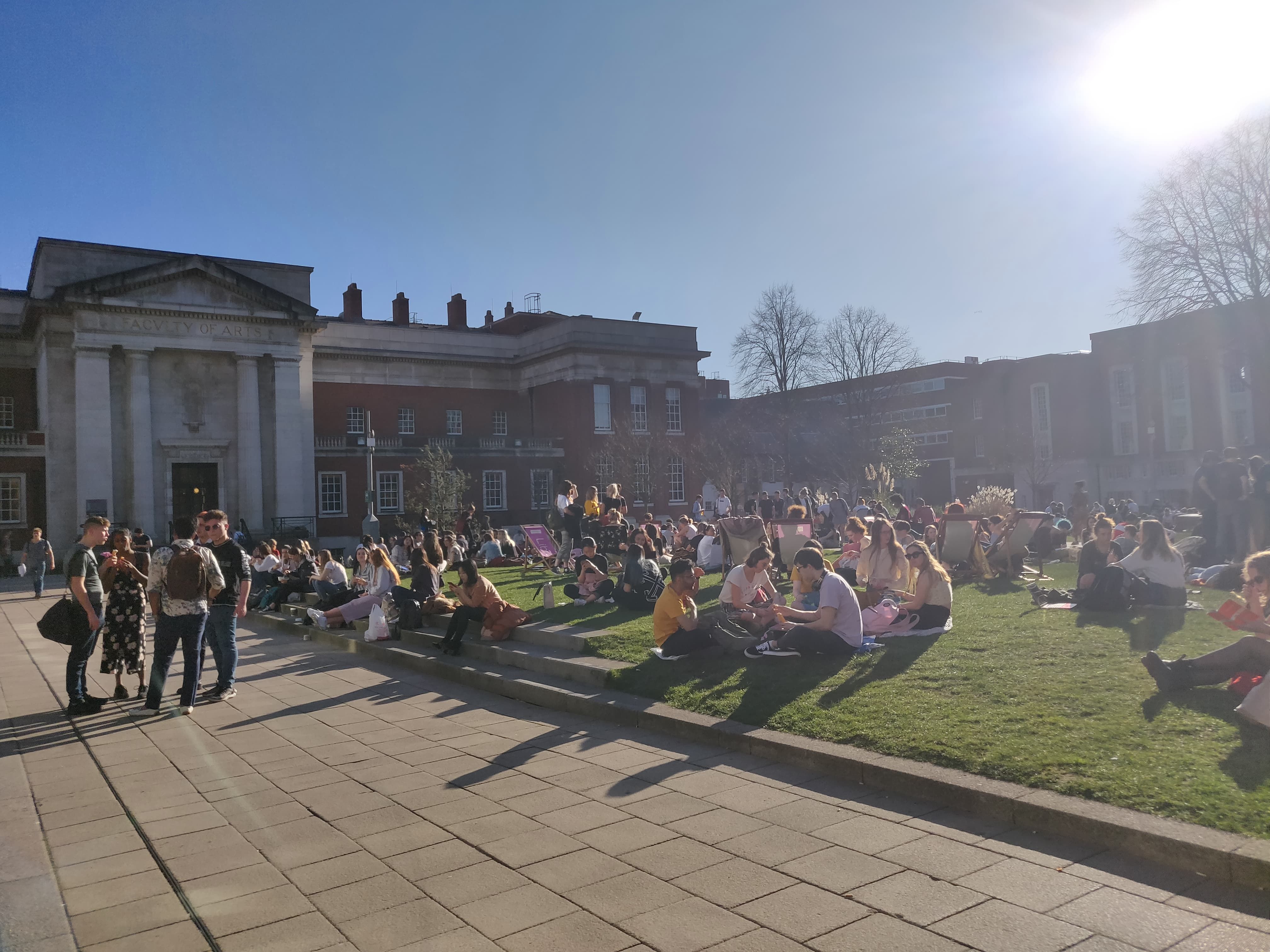 Image may contain: Campus, Crowd, Metropolis, Outdoors, Flagstone, Architecture, Person, Human, Town, Downtown, Urban, City, Building