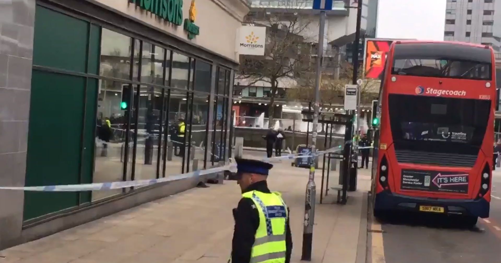 Breaking: Two stabbed in Piccadilly Gardens