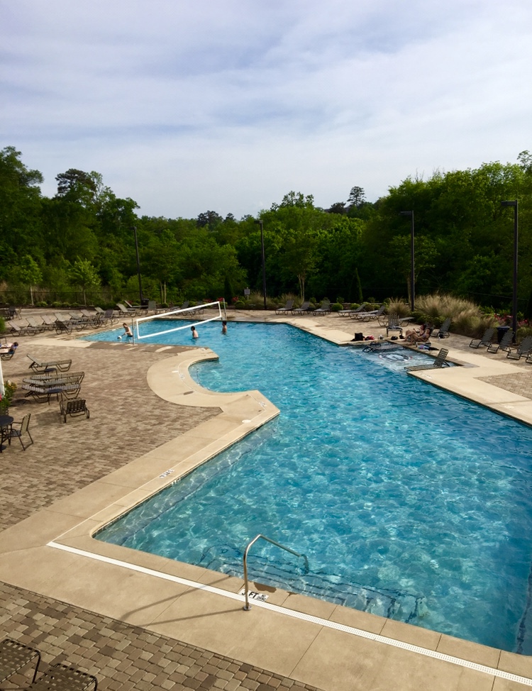 A Ranking Of The Easiest Pools To Crash In Athens The Flats Pool Is Strangely Shaped But It Also Contains A Volleyball Net In