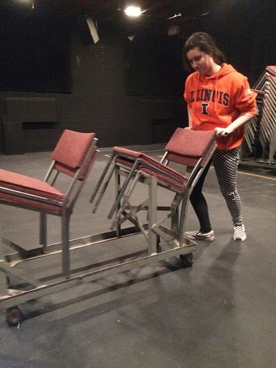 Zeenah on the job