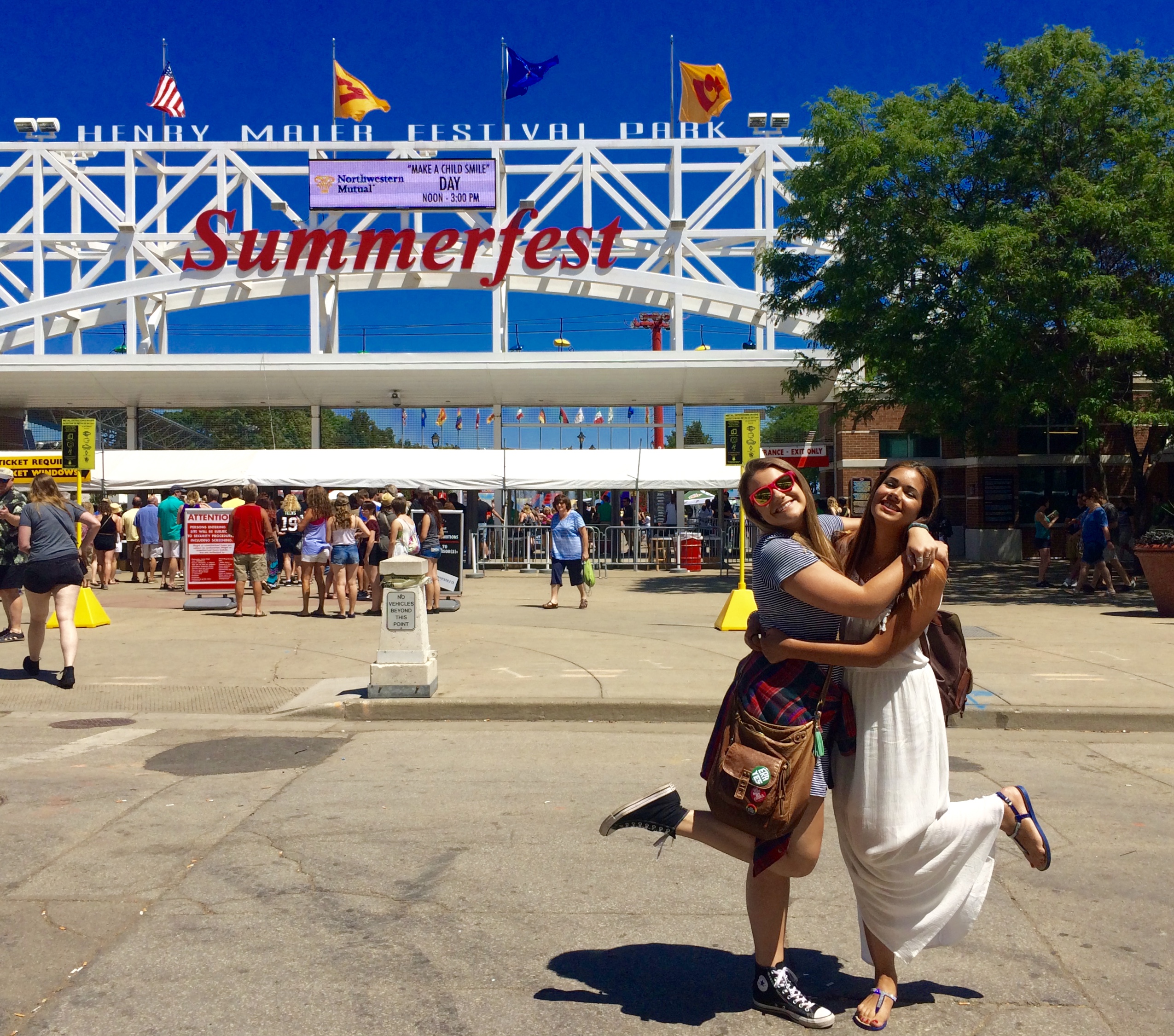 Summerfest in Milwaukee, WI was unlike anything she had ever seen