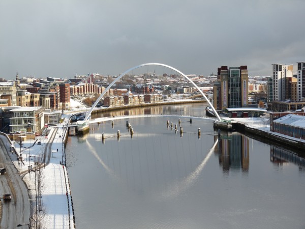 Snow occurs regularly in Newcastle