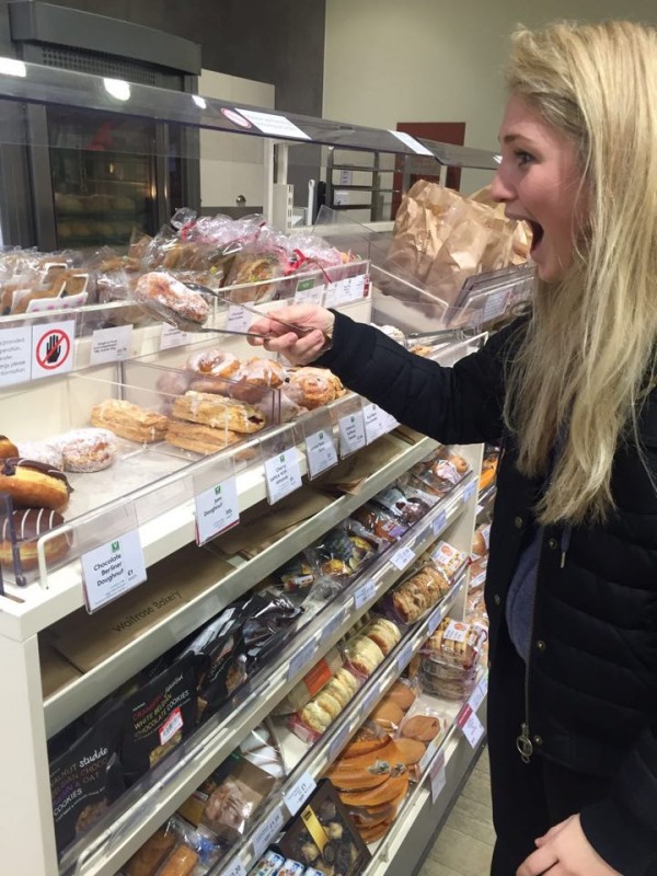 So much excitement over a doughnut