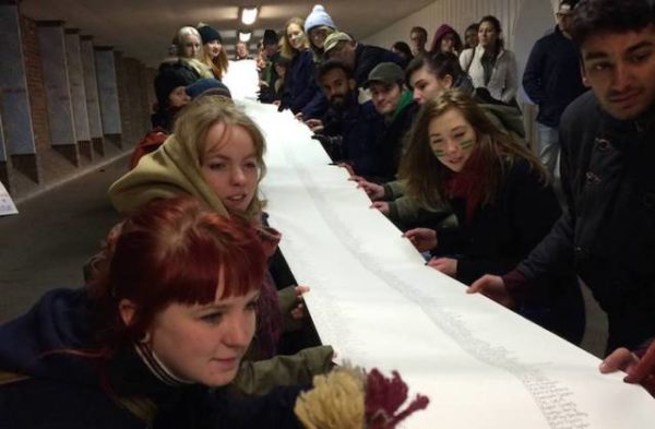 Petition - signed by more than 2,300 students.
