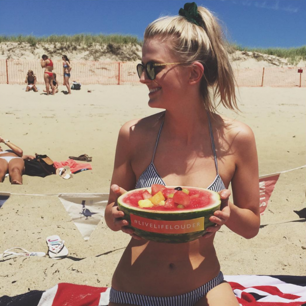 Celebrating 4th July on the beach