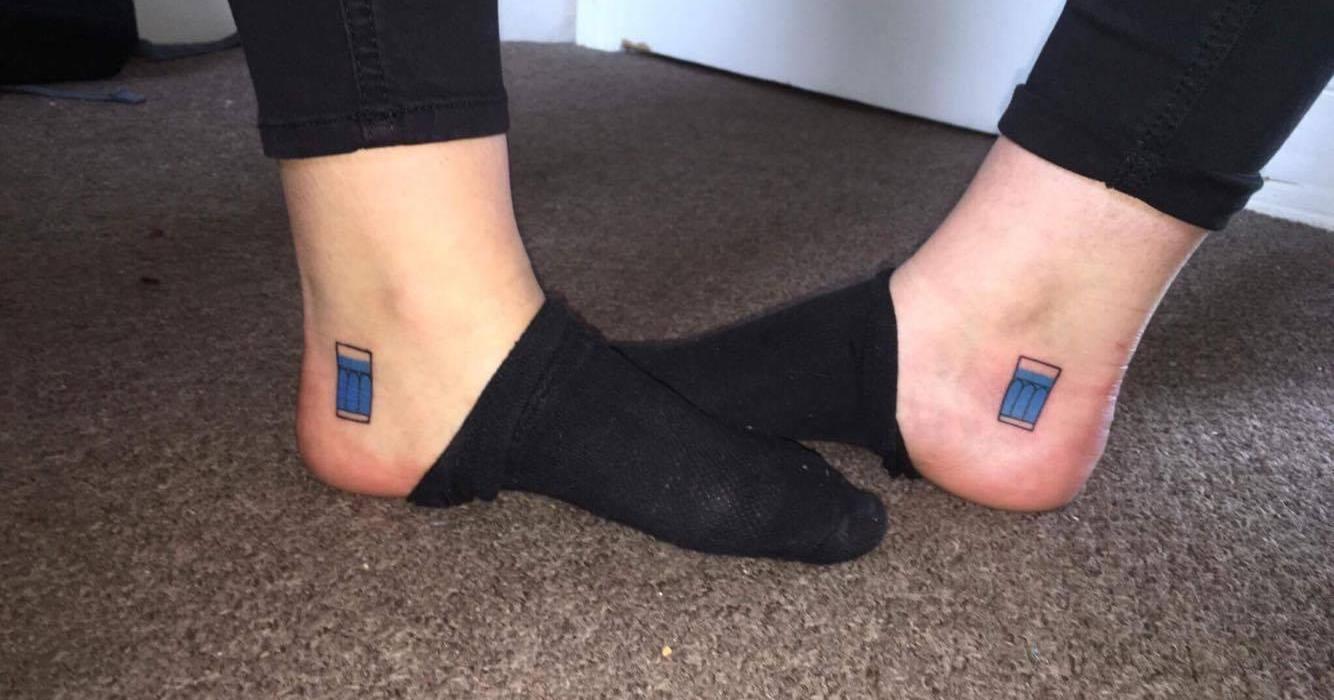 Five Northumbria Students Get Matching Blueberry Treble Tattoos