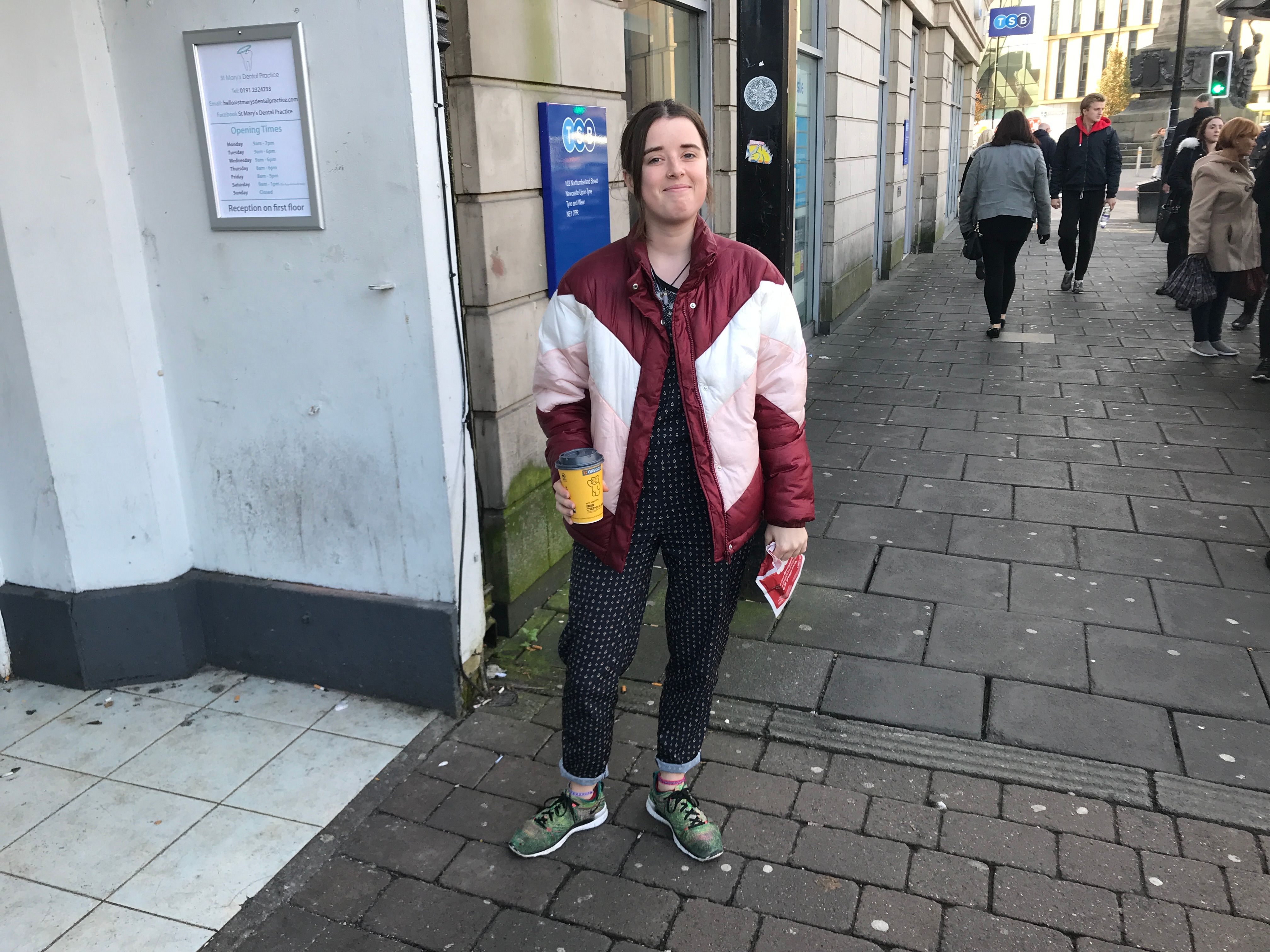 Image may contain: Walkway, Sidewalk, Pavement, Path, Boardwalk, Plaque, Human, Person, People