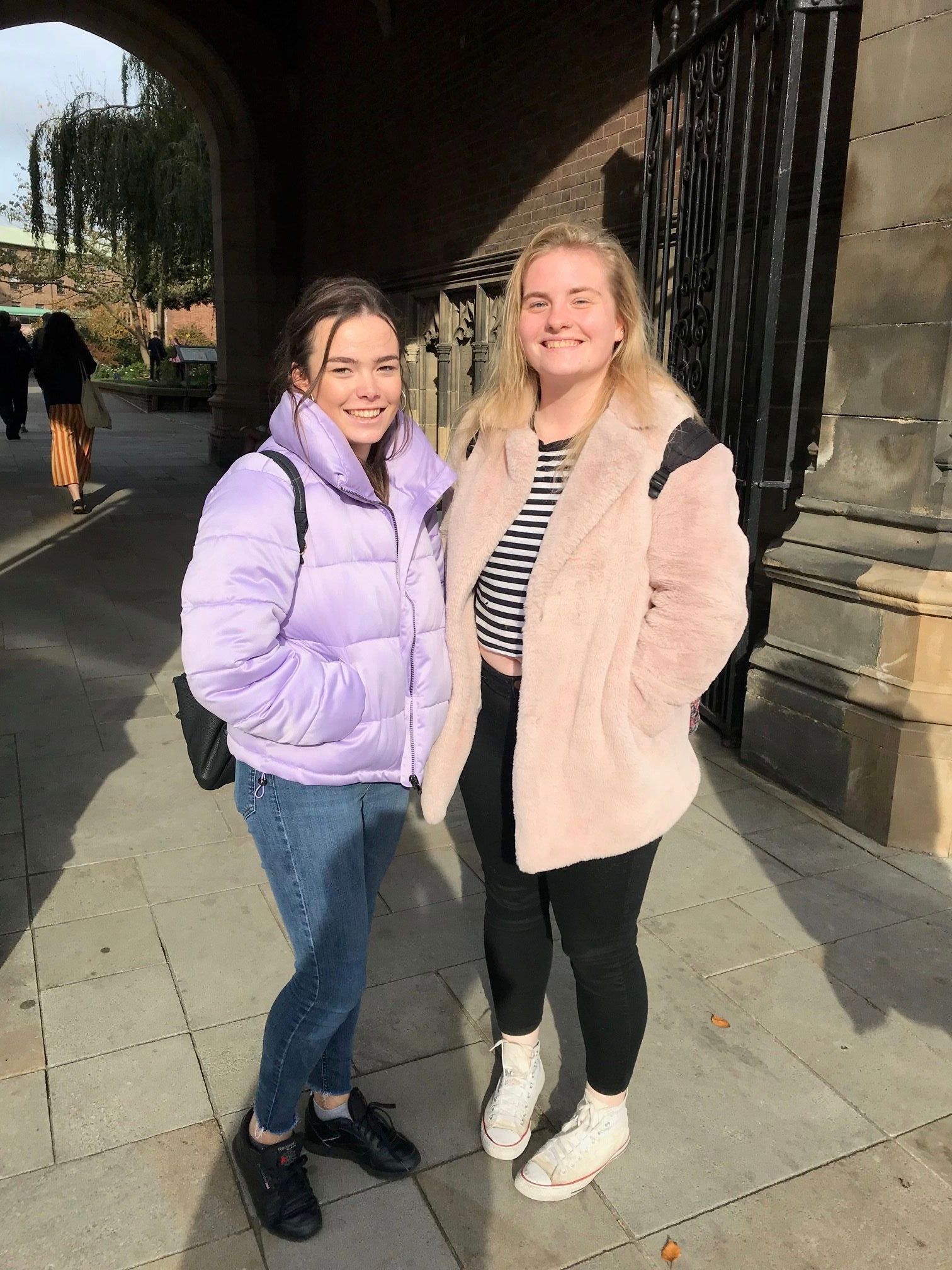 Image may contain: Bench, Person, People, Human