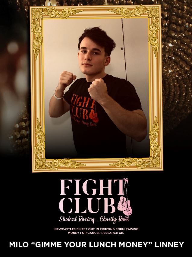 Image may contain: Clothing, Apparel, Poster, Advertisement, Human, Person