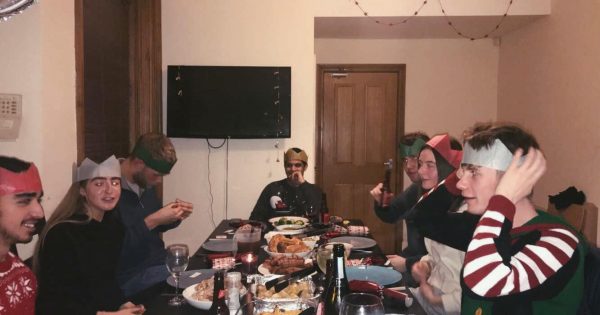 Image may contain: Dining Table, Table, People, Room, Indoors, Cafeteria, Buffet, Furniture, Dish, Dinner, Supper, Restaurant, Food, Meal, Human, Person