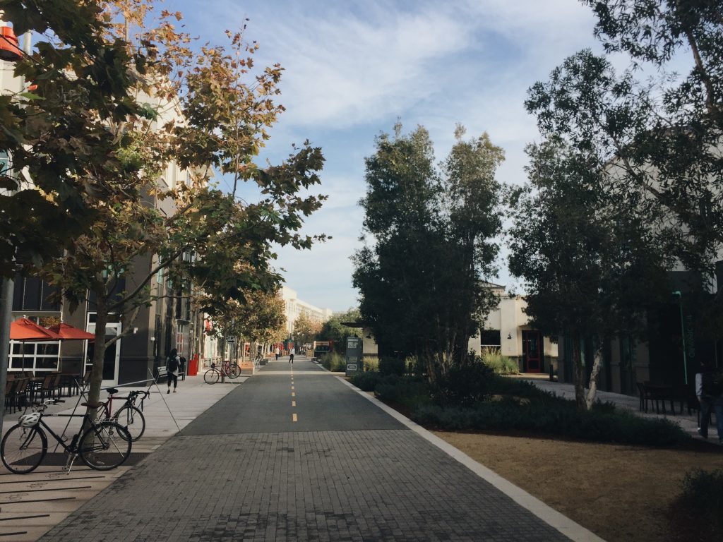 Facebook HQ "Main Campus" set up like a town