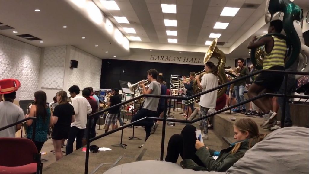 Average Stanford Band rehearsal