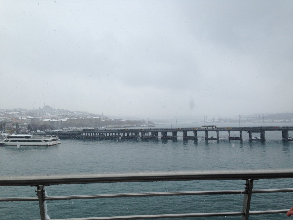 Snow over Halic