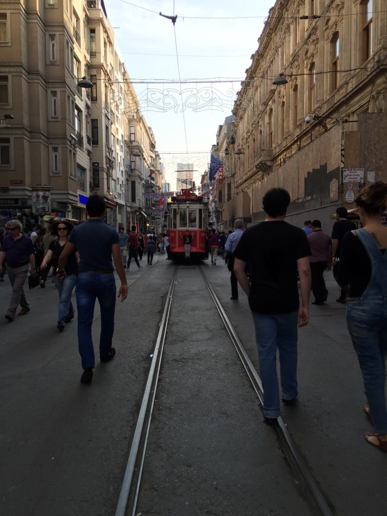 Tram in Beyoglu