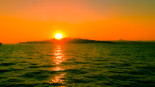 Sunset over Istanbul
