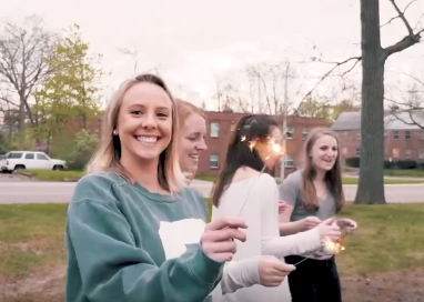 Sparklers from Pi Beta Phi 