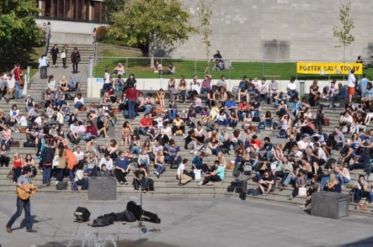 Passing out here is a Fresher rite of passage. Photo: UEA