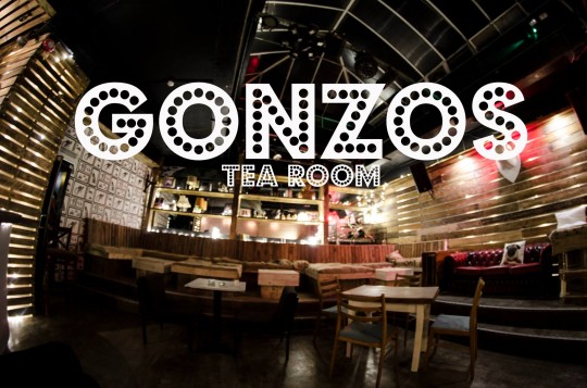 Gonzo's Tea Room looks both classy and funky