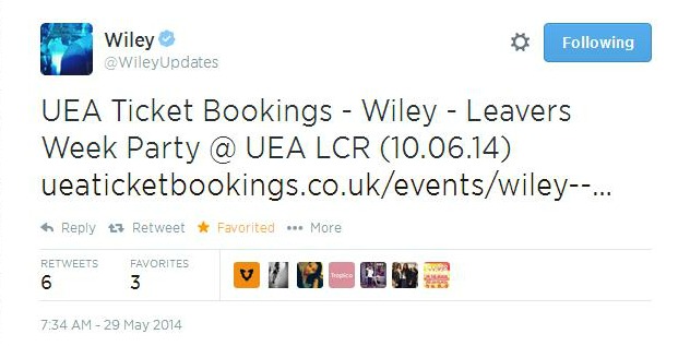 Even Wiley's excited to come to the LCR!